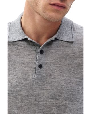 Lightweight Downing Cashmere Polo Shirt
