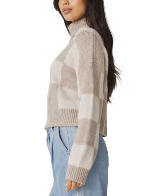 Thea Cropped Turtleneck Sweater
