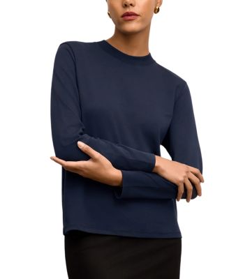  Raquel Long-Sleeve Tee Organic Pima Cotton