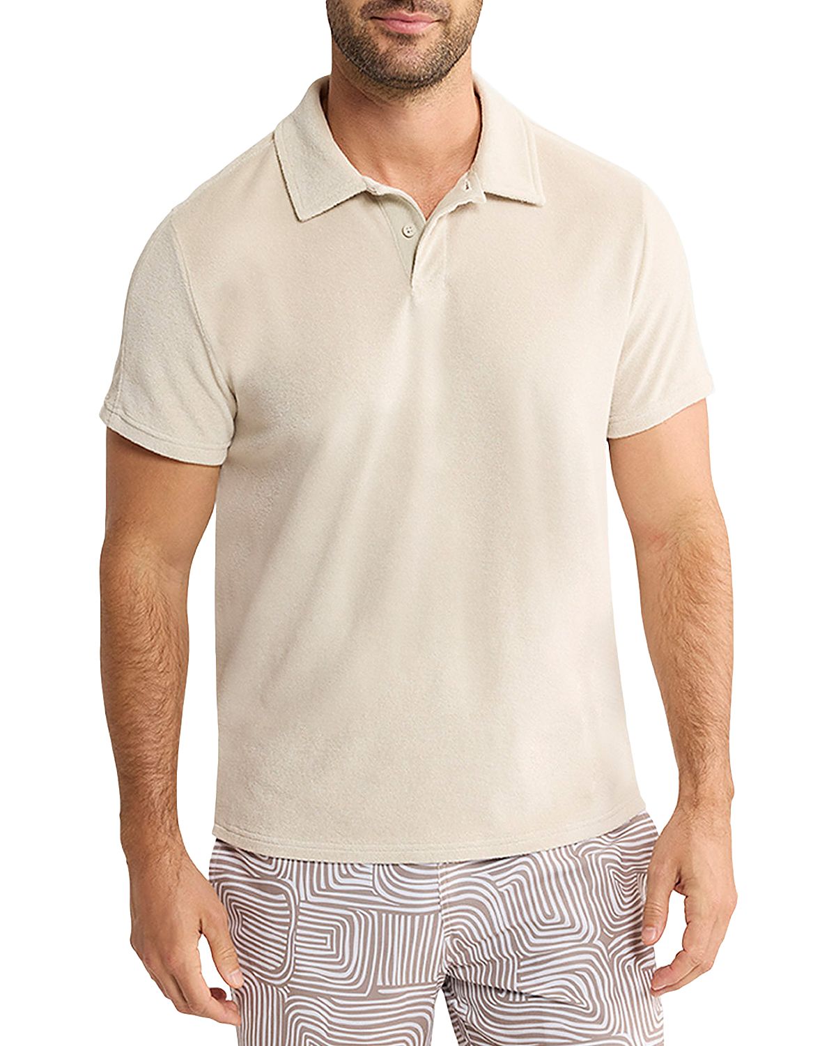 fair harbor Ravello Terry Polo Shirt