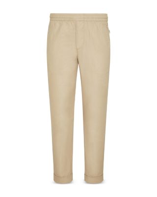 Linen Cotton Stretch Cuff Pants