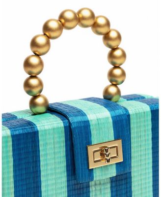  The Louisa Woven Straw Clutch Bag