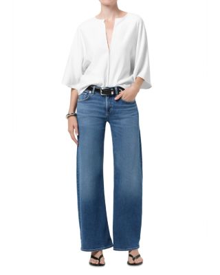 Nora Mid Rise Jeans in Benson