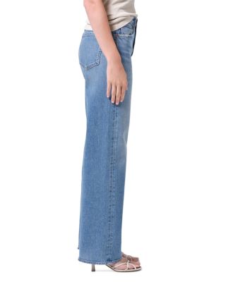 Ren High Rise Wide Leg Jeans in Measure