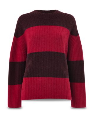 Wide Stripe Knit Sweater