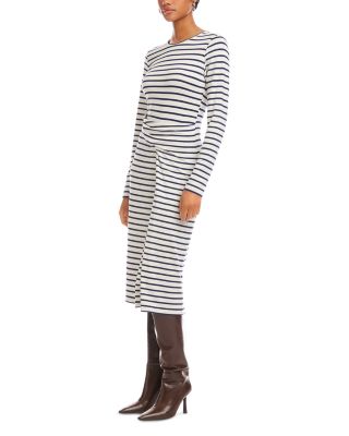 Sadie Side Drape Midi Dress