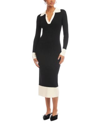 Belle Ribbed Polo Dress