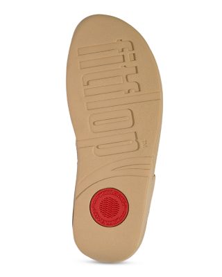 Women's Lulu Square Chain Leather Toe Post Sandals