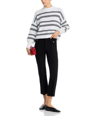 Stripe Shaker Stitch Sweater - Exclusive