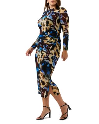 Cleo Mesh Midi Dress