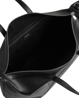 Micro Grain Leather Hold All Bag