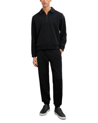 Half Zipper Corduroy Sweater