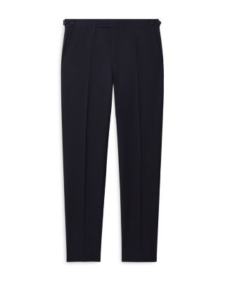 Textured Weave Slim Fit Pants