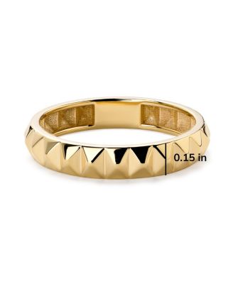 Solid Gold Medium Equinox Ring