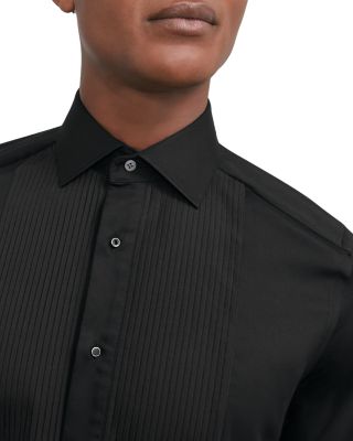 Cotton Slim Fit Long Sleeve Dinner Shirt