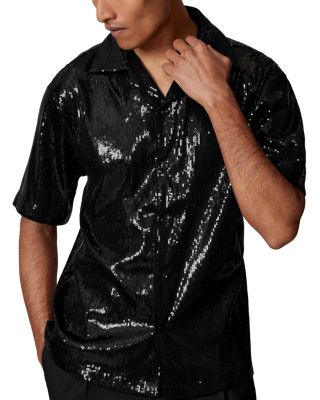 Cutaway Collar Short Sleeve Shirt