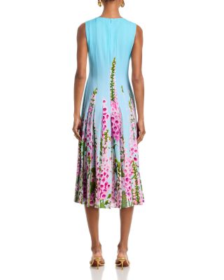 Degrad&eacute; Foxglove Chiffon Inset Dress