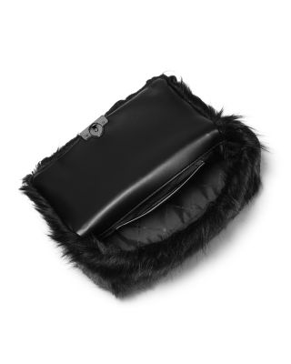 Tribeca Large Faux Fur Shoulder Bag