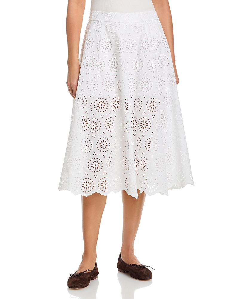 Frame The Solstice Eyelet Skirt