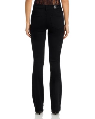 Manhattan High Rise Bootcut Jeans in Black Shadow