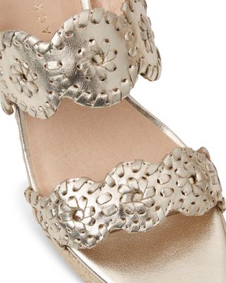 Women's Laurin Leather High Heel Wedge Sandals