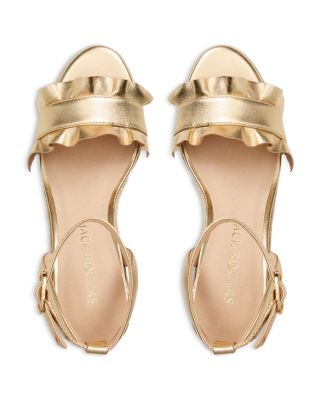 Women's Rozette Ruffle Wedge Sandals