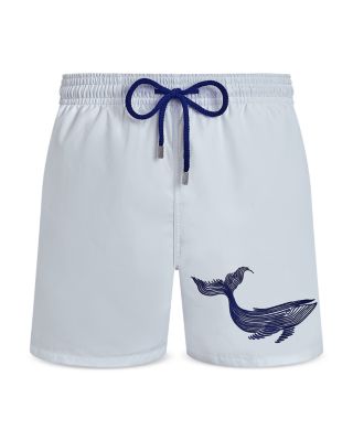 Embroidered Whale 5.5" Swim Shorts