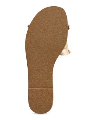 Women's Rozette Ruffle Slides