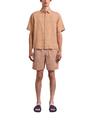 Santos Madeira Print 4.5" Swim Shorts