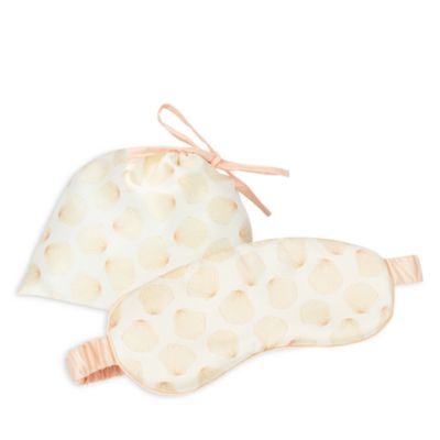 Seashells Silk Travel Eye Mask