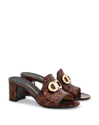 新品♥Ferragamo ヒョウ柄、ヴィンテージ♥ FERRAGAMO Women's Rexy 55 Sandals | Bloomingdale's Shoes