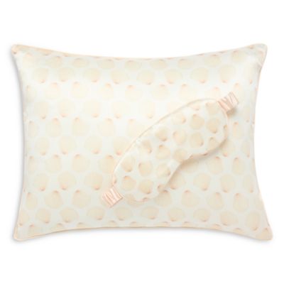 Seashells Silk Travel Pillow