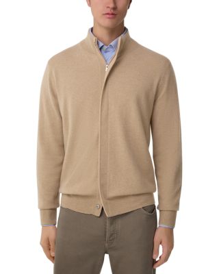 Full-Zip Cashmere Wool Sweater