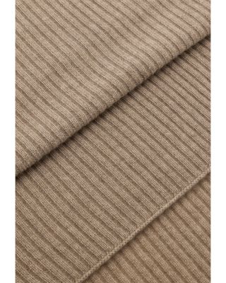 Men's Ribbed Cashmere Scarf