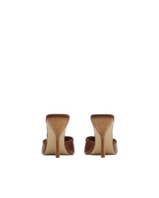  Women's Leather Cabana Mules