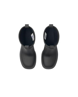 Women's Rubber Marsh Stamp Heeled Low Boots