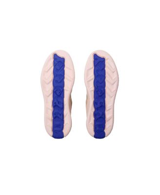  Women's Leather and Check Terrace Sneakers