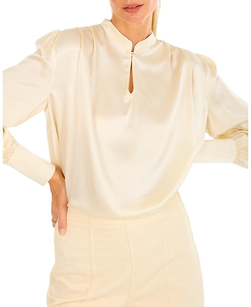 Secret Mission Arden Blouse In Neutral