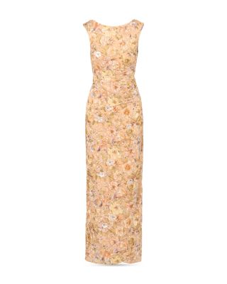 Novelty Mesh Long Dress