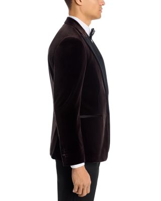 Velvet Satin Peak Slim Fit Dinner Jacket