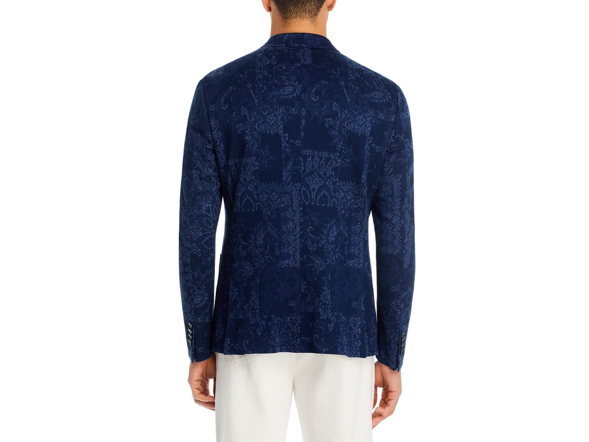 Bandana Print Jersey Sport Coat — Image 4