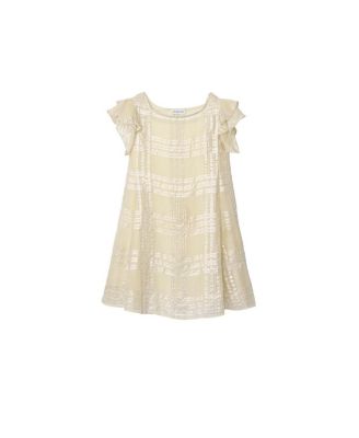  Girls' Metallic Check Silk Dress - Little Kid, Big Kid
