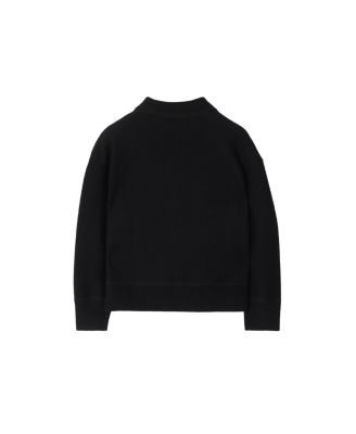  Check Label Wool Cardigan - Baby