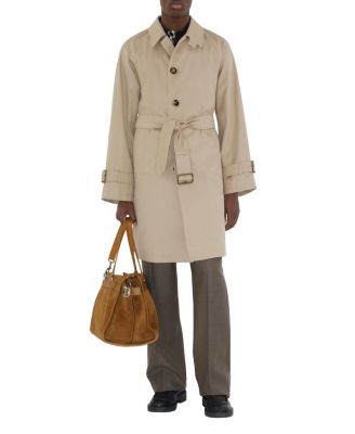  Long Gabardine Car Coat