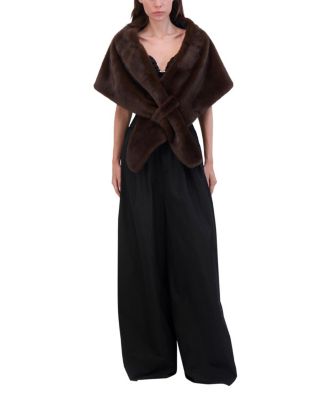  Faux Fur Mink Stole