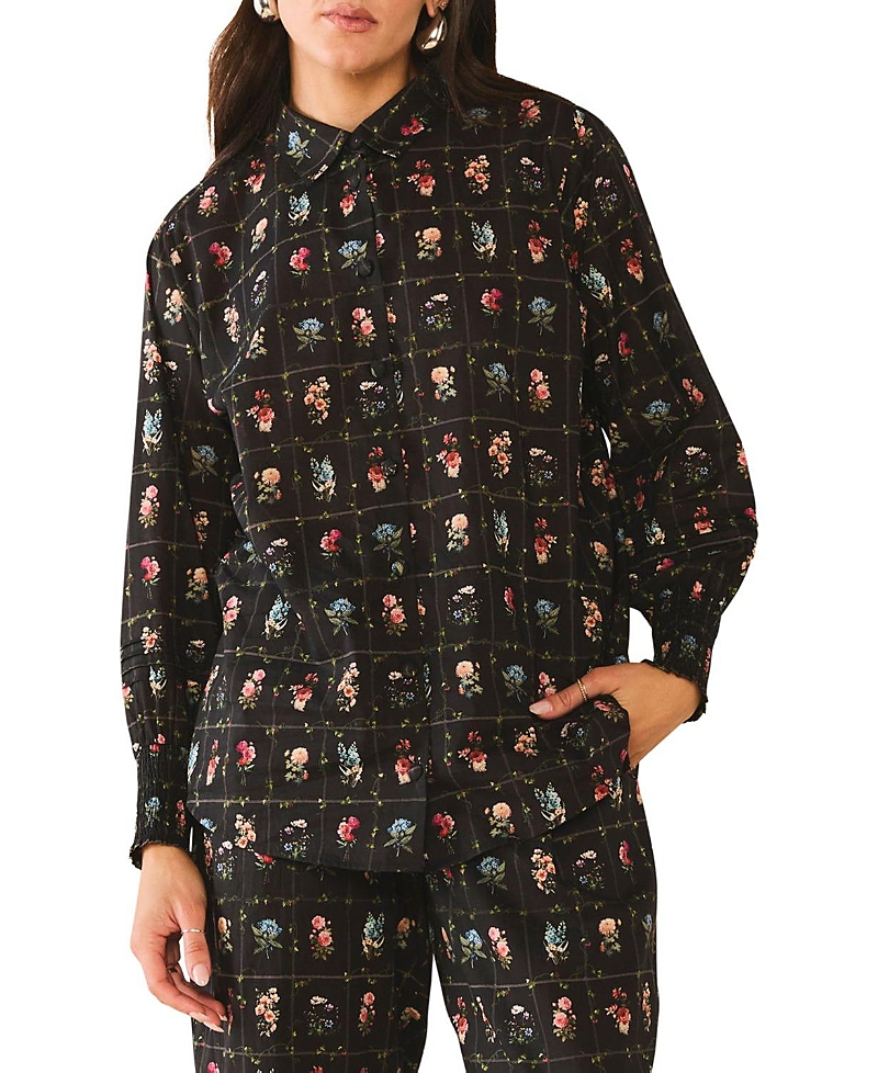 Eddy Katie Button Down Shirt In Black