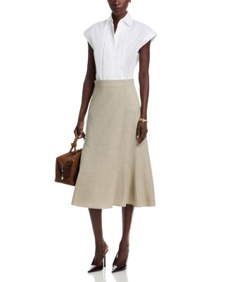 Vuleran Wool Midi Skirt