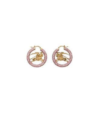 EKD Pave Hoop Earrings