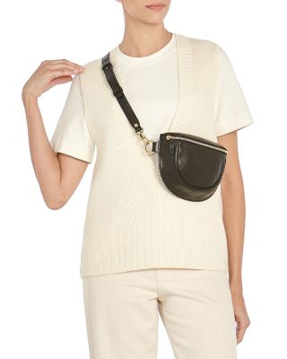 Oliveta Leather Belt Bag
