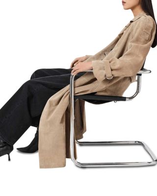 Reed Suede Trench Coat